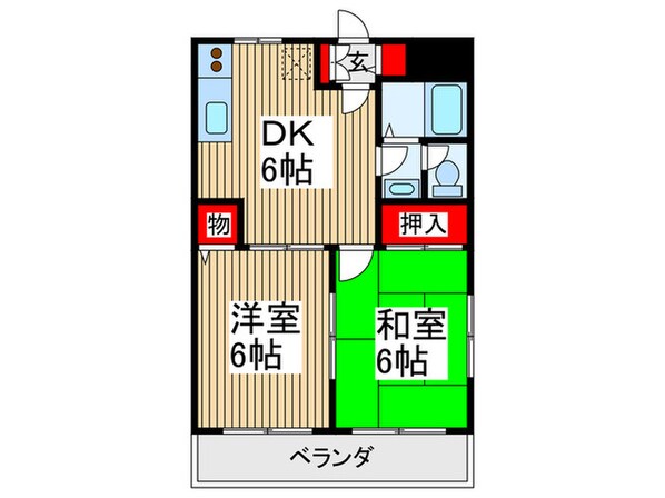 ホワイトハイムみずほ台の物件間取画像